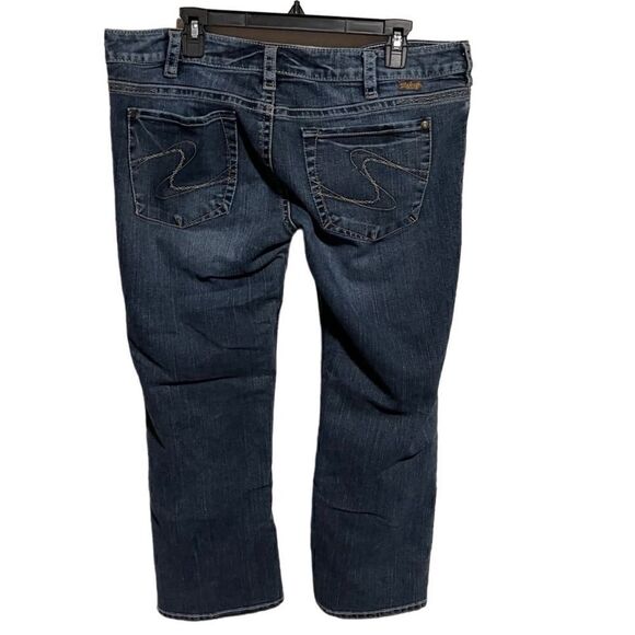 Silver Jeans Co- Women’s Santorini Low Rise Cropped Striaght Leg, Size 36 - Picture 6 of 13